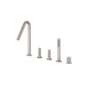 Treemme 6006 5 Piece Tub Filler With Handshower Stainless