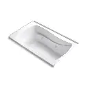 Kohler 1239-RH-0 Mariposa 60" x 36" Alcove Heated Whirlpool Right Drain and Heater White