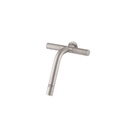 Treemme 6028 Wall Mount Bidet Faucet Two Handles No Rough Stainless