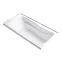 Kohler 1257-GHRF-0 Mariposa 72" x 36" Alcove Heated Bubble Massage Air Bath Right Drain White
