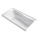 Kohler 1257-RH-0 Mariposa 72" x 36" Alcove Heated Whirlpool Bath Right Drain White