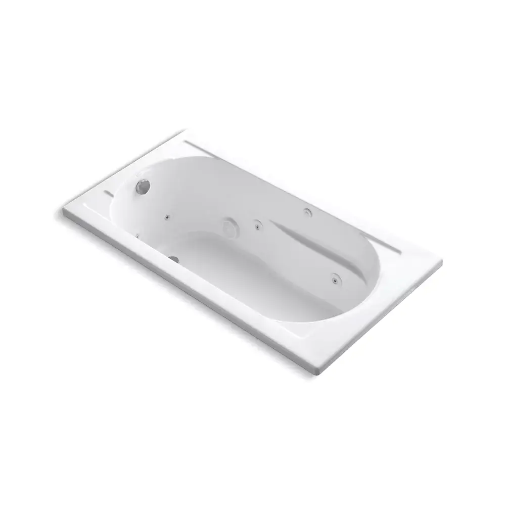 Kohler 1357-H-0 Devonshire 60" x 32" Drop-in Whirlpool Bath Heater White