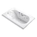 Kohler 1418-V-0 Memoirs 72" x 42" Drop-in Effervescence Whirlpool Bath White