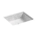 Kohler 14275-SMC-0 Empress Bouquet Kathryn 19-3/4" Square Undermount Bathroom Sink Empress Bouquet