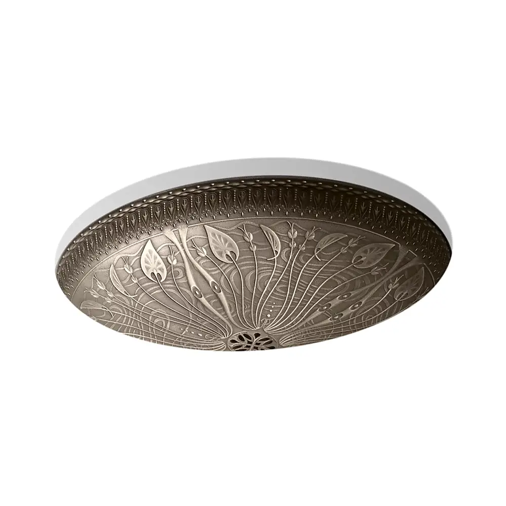 Kohler 14297-MP1 Lilies Lore 17-1/2" Oval Undermount Bathroom Sink Medium Patina