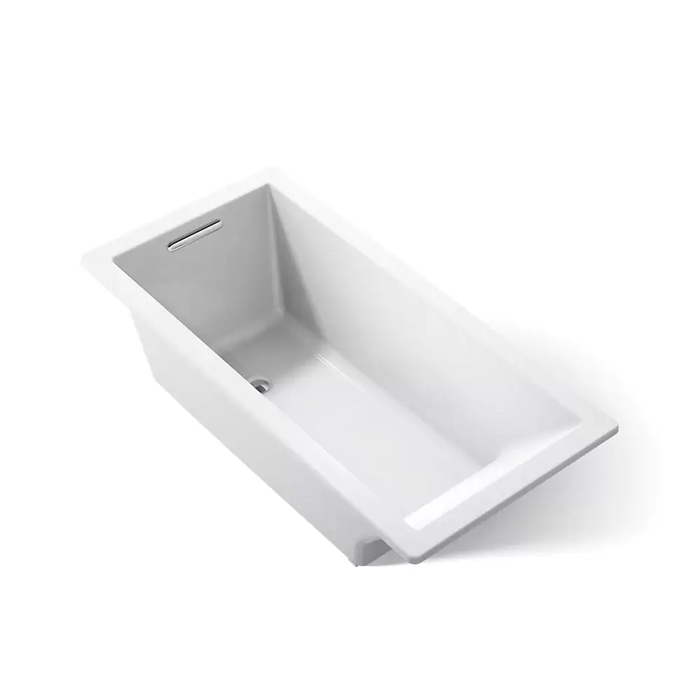 Kohler 1821-95 Underscore Contemporary 66" x 32" Drop-in Bath Ice Grey