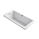 Kohler 1822-GH-0 Underscore 66" x 32" Drop-in Heated Bubble Massage Air Bath White