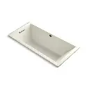 Kohler 1822-GH-96 Underscore 66" x 32" Drop-in Heated Bubble Massage Air Bath Biscuit