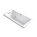 Kohler 1822-XHGH-0 Underscore 66" x 32" Drop-in Heated Bubble Massage Air Bath Whirlpool White