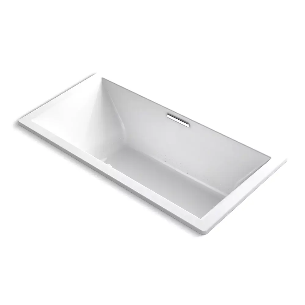 Kohler 1835-GH-0 Underscore 72" x 36" Drop-in Heated Bubble Massage Air Bath White