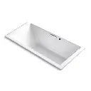 Kohler 1835-GHW-0 Underscore 72" x 36" Drop-in Heated Bubble Massage Air Bath White