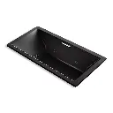 Kohler 1835-XHGH-7 Underscore 72" x 36" Drop-in Heated Bubble Massage Air Bath Whirlpool Black