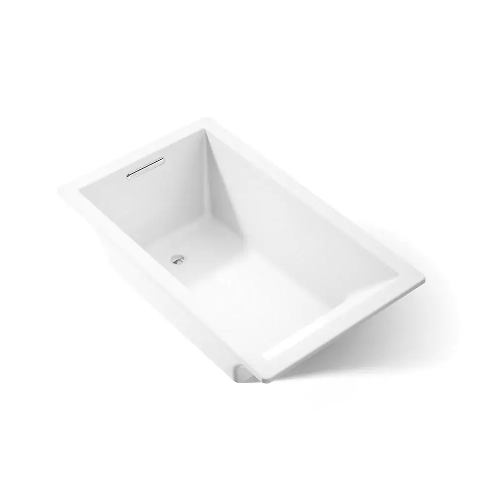Kohler 1848-0 Underscore 60" x 36" Drop-in Bath White