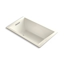 Kohler 1849-GHW-96 Underscore 60" x 36" Drop-in Heated Bubble Massage Air Bath Biscuit