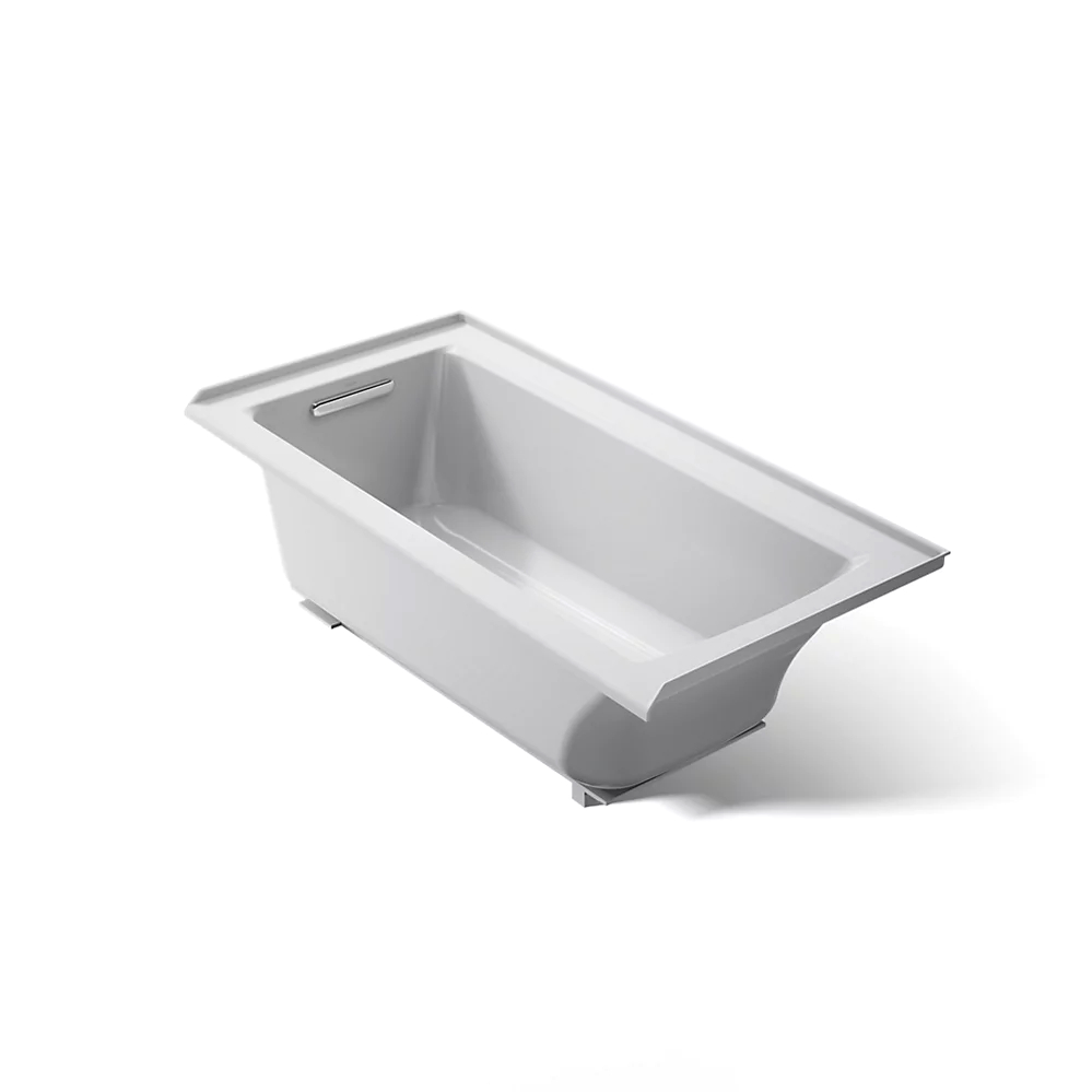 Kohler 1946-L-95 Archer 60" x 30" Alcove Bath Left Drain Ice Grey