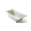Kohler 1946-L-96 Archer 60" x 30" Alcove Bath Left Drain Biscuit