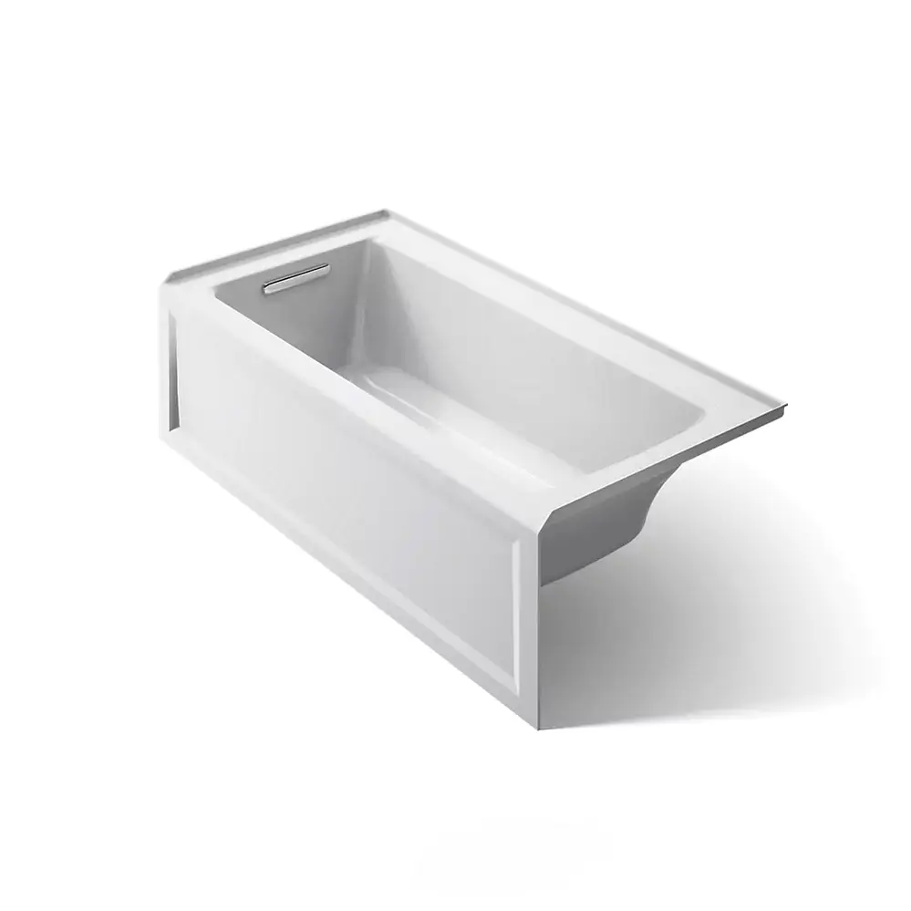 Kohler 1946-RA-95 Archer 60" x 30" Alcove Bath Right Drain Ice Grey