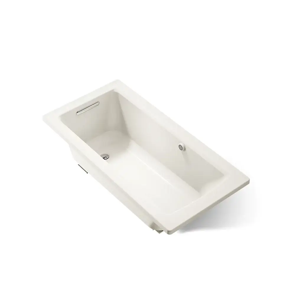 Kohler 1946-W1-96 Archer 60" x 30" Drop-in Bath Heated Surface Biscuit