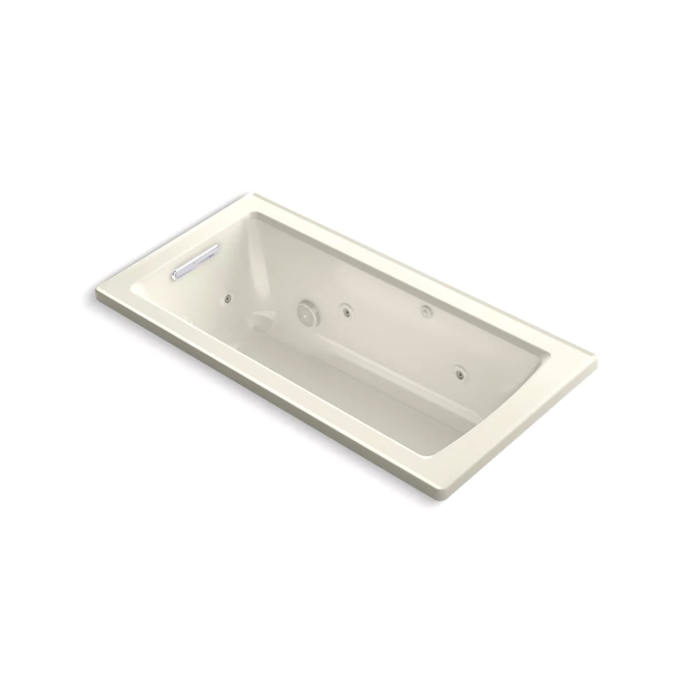 Kohler 1947-96 Archer 60" x 30" Drop-in Whirlpool Bath Biscuit
