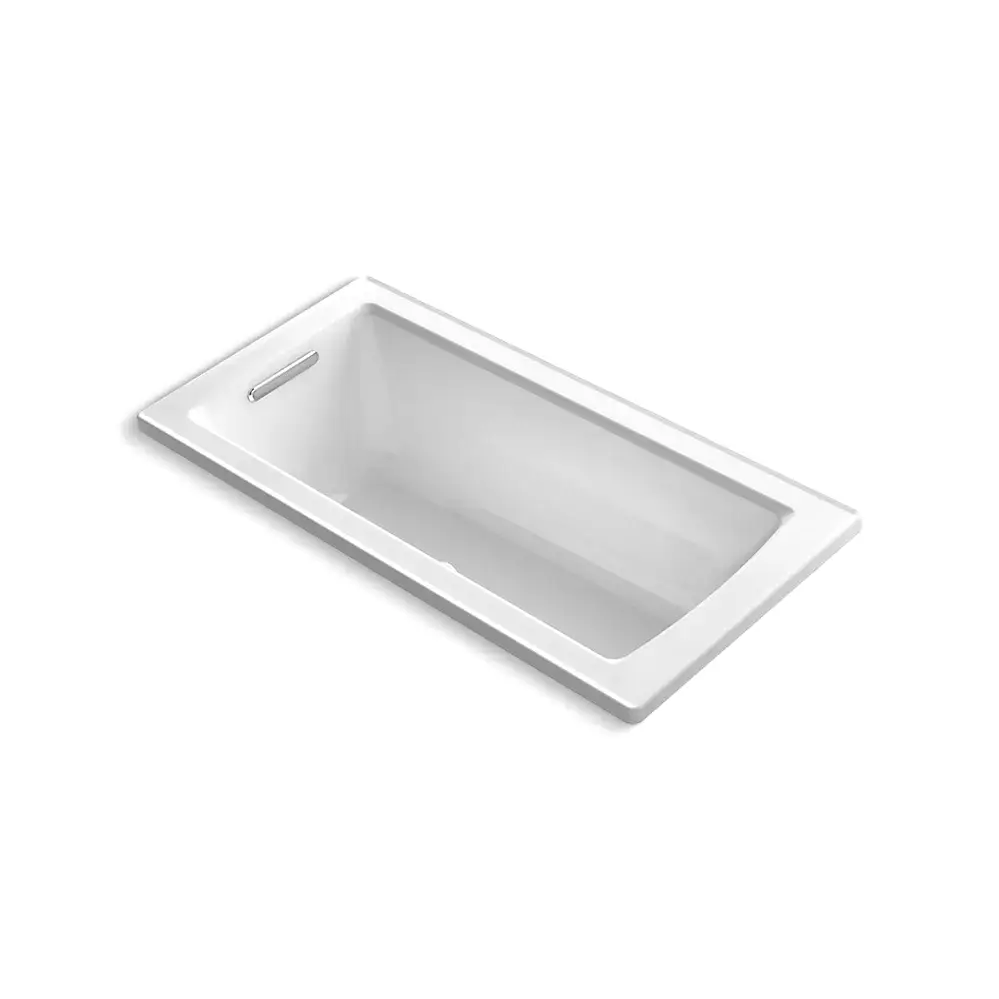 Kohler 1947-GH-0 Archer 60" x 30" Drop-in Heated Bubble Massage Air Bath White