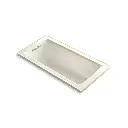 Kohler 1947-GH-96 Archer 60" x 30" Drop-in Heated Bubble Massage Air Bath Biscuit