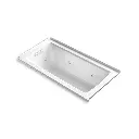 Kohler 1947-L-0 Archer 60" x 30" Alcove Whirlpool Bath Left Drain White