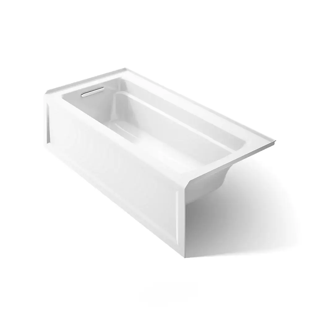 Kohler 1948-LA-0 Archer 66" x 32" Alcove Bath Left Drain White