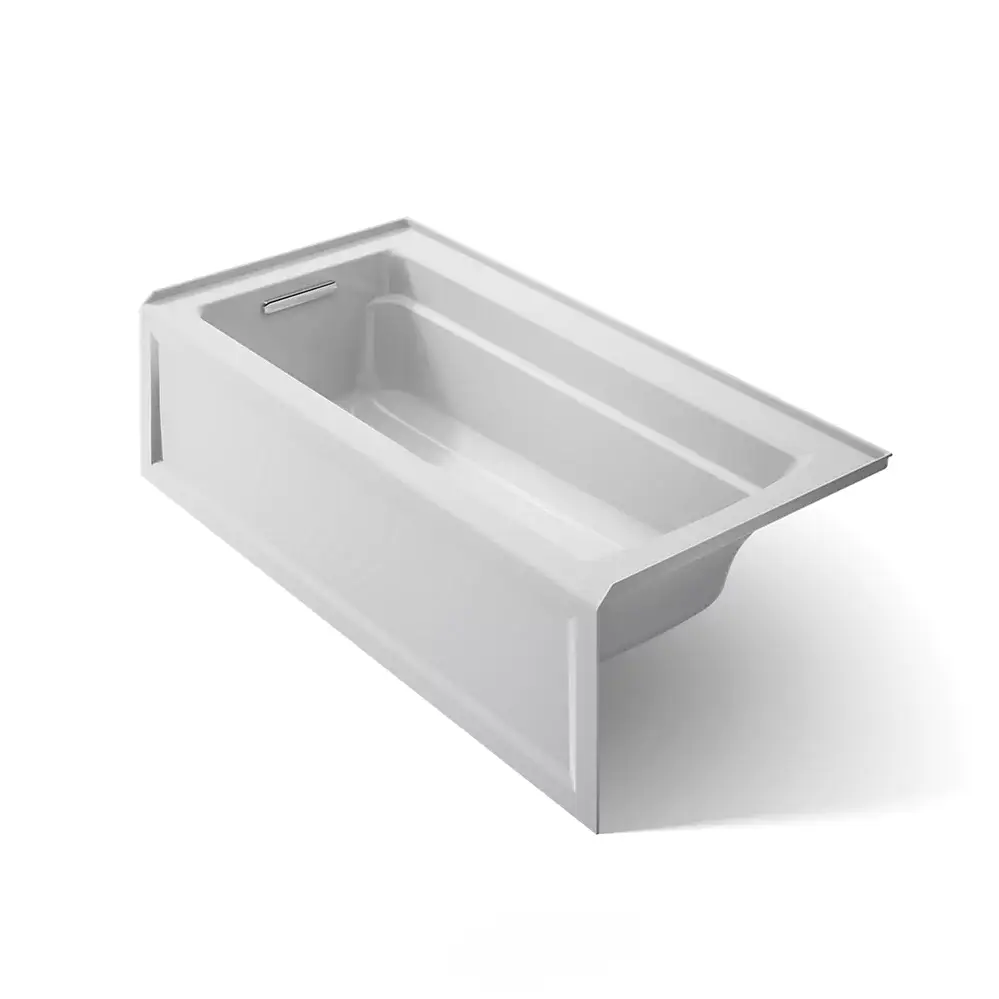 Kohler 1948-RA-95 Archer 66" x 32" Alcove Bath Right Drain Ice Grey