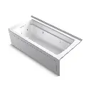 Kohler 1949-LA-0 Archer 66" x 32" Integral Apron Whirlpool With Left Drain White