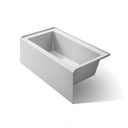 Kohler 1957-RA-95 Underscore 60" x 32" Alcove Bath Right Drain Ice Grey