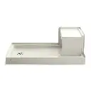 Kohler 1977-96 Tresham 60" x 32" Alcove Shower Base Left Drain Biscuit