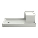 Kohler 1977-NY Tresham 60" x 32" Alcove Shower Base Left Drain Dune