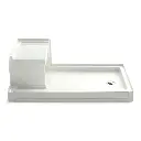 Kohler 1978-NY Tresham 60" x 36" Alcove Shower Base Right Drain Dune