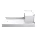 Kohler 1979-0 Tresham 60 X 36 Receptor With Integral Seat And Left-Hand Drain
