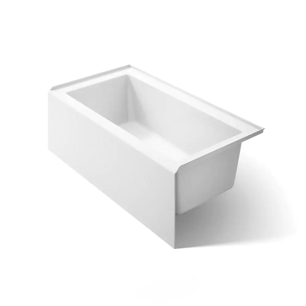 Kohler 20202-RA-0 Underscore 660" x 32" Alcove Bath Right Drain White