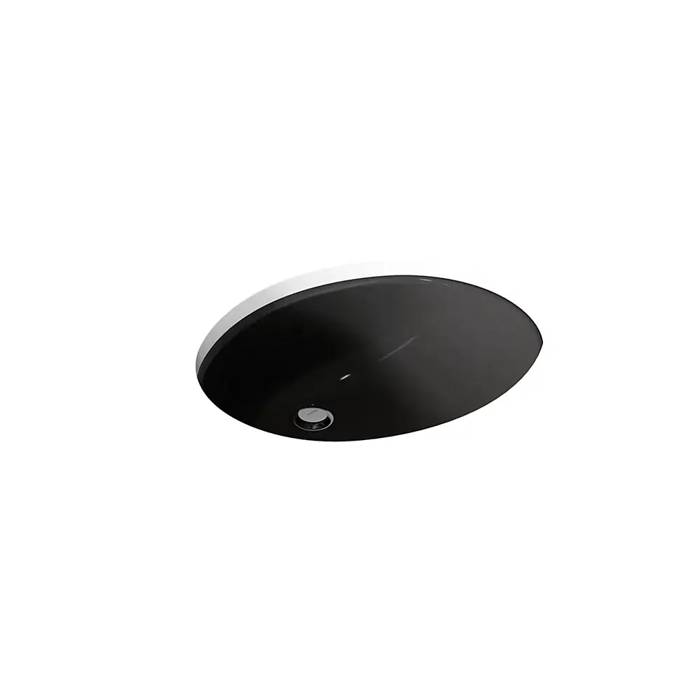 Kohler 2210-7 Caxton Oval 17 X 14 Under-Mount Bathroom Sink With Overflow And Clamp Assembly