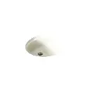 Kohler 2210-G-96 Caxton Oval 17 X 14 Under-Mount Bathroom Sink With Glazed Underside And Clamp Assembly