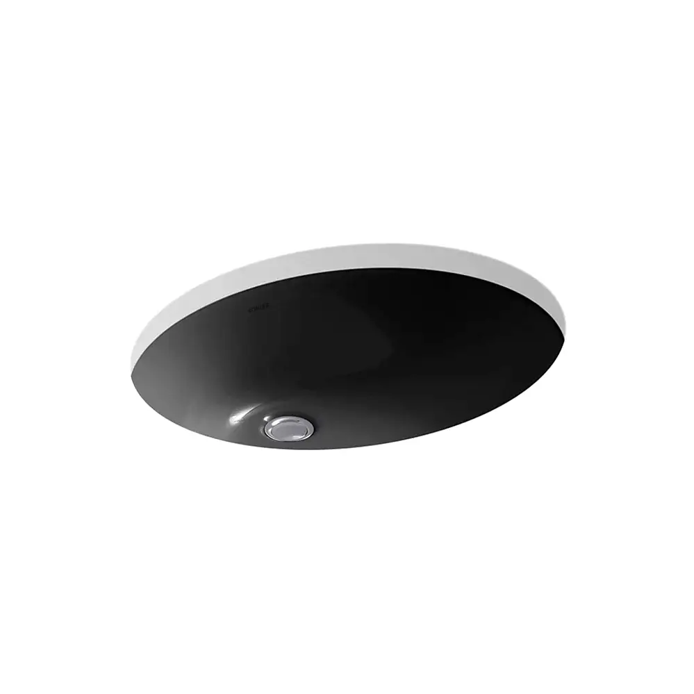 Kohler 2211-7 Caxton Oval 19 X 15 Under-Mount Bathroom Sink With Overflow And Clamp Assembly