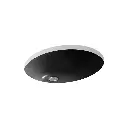 Kohler 2211-7 Caxton Oval 19 X 15 Under-Mount Bathroom Sink With Overflow And Clamp Assembly