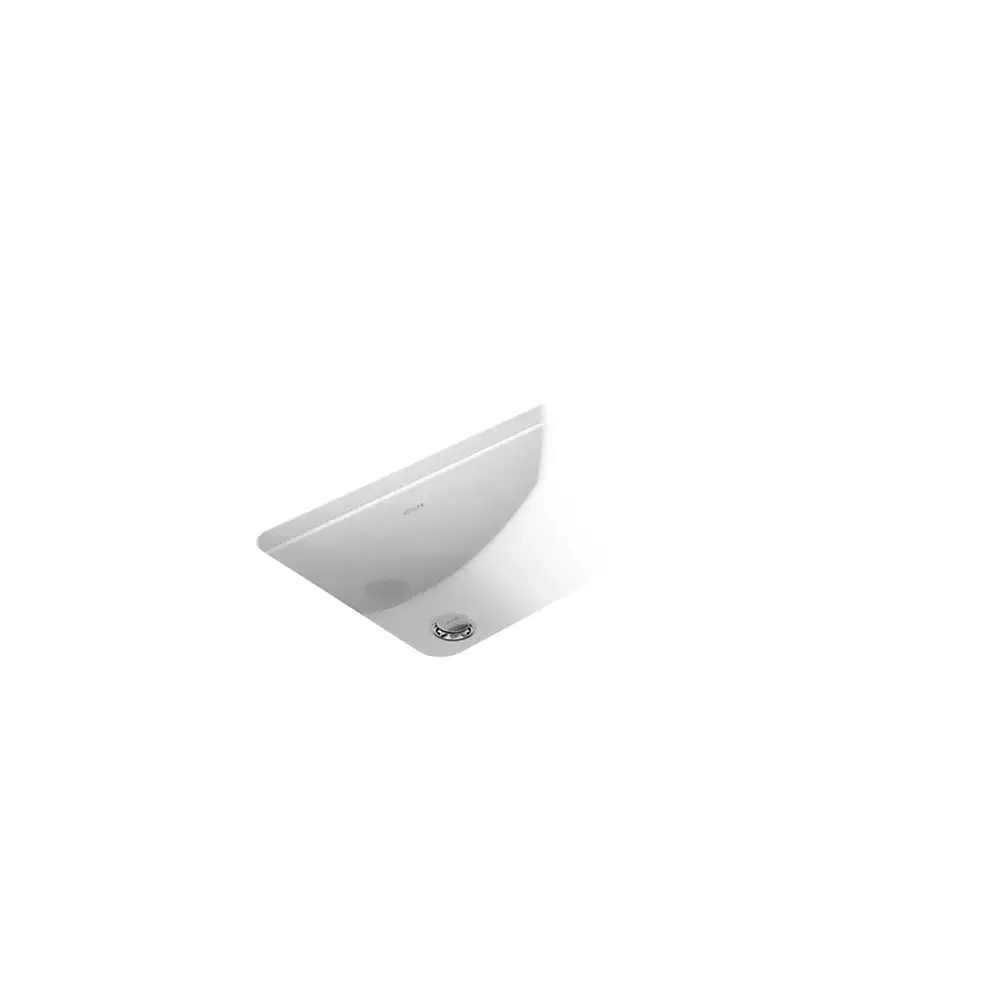 Kohler 2214-G-0 Ladena 20-7/8 X 14-3/8 X 8-1/8 Under-Mount Bathroom Sink With Glazed Underside