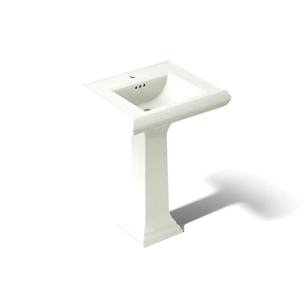 Kohler 2238-1-NY Memoirs Pedestal Lavatory With Single-Hole Faucet Drilling And Classic Design