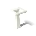 Kohler 2238-1-NY Memoirs Pedestal Lavatory With Single-Hole Faucet Drilling And Classic Design