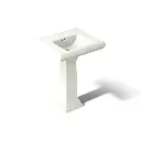 Kohler 2238-4-NY Memoirs Pedestal Lavatory With 4 Centers And Classic Design