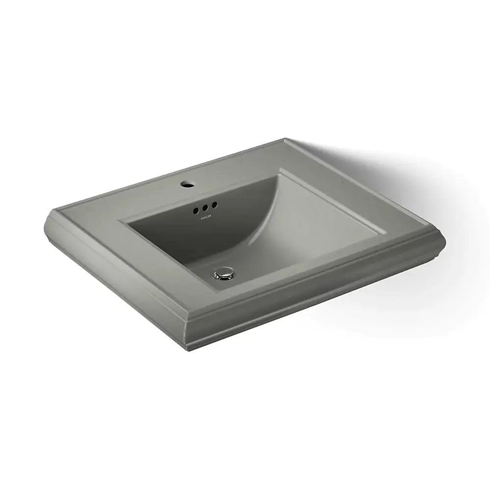 Kohler 2259-1-58 Memoirs Pedestal Console Table Bathroom Sink Basin Thunder Grey