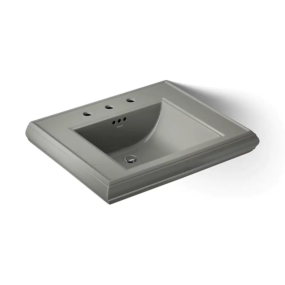 Kohler 2259-8-58 Memoirs Pedestal Console Table Bathroom Sink Basin Thunder Grey