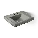 Kohler 2259-8-58 Memoirs Pedestal Console Table Bathroom Sink Basin Thunder Grey