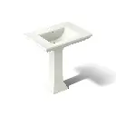 Kohler 2268-1-NY Memoirs 30-3/4" Rectangular Pedestal Bathroom Sink Dune