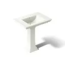 Kohler 2268-8-NY Memoirs 30-3/4" Rectangular Pedestal Bathroom Sink Dune