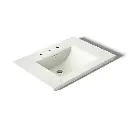 Kohler 2269-8-NY Memoirs 30" Pedestal Console Table Bathroom Sink Dune