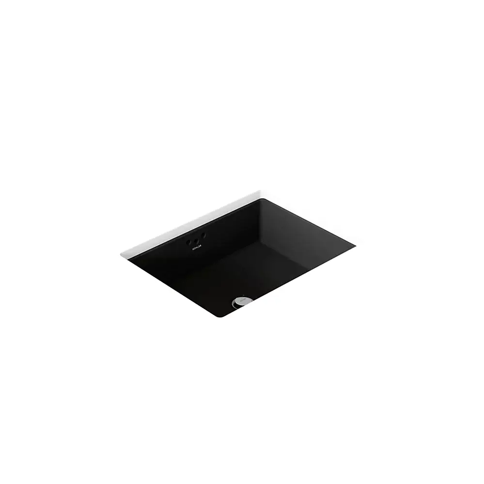 Kohler 2330-7 Kathryn 19-3/4 X 15-5/8 X 6-1/4 Under-Mount Bathroom Sink Black